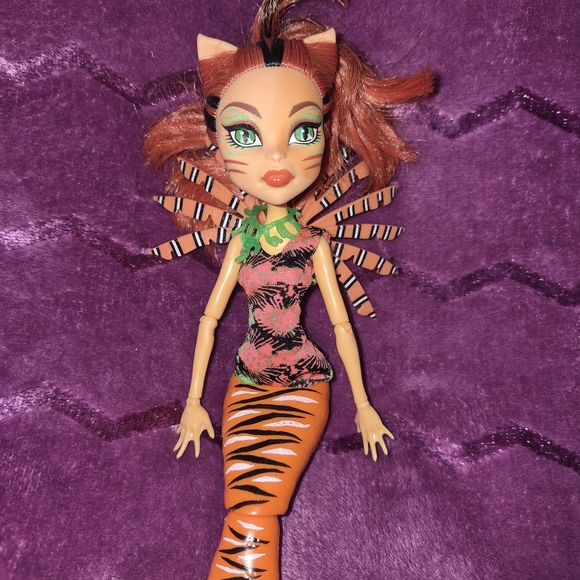 Monster High Doll Toralei Great Scarrier Reef - Picture 5 of 6